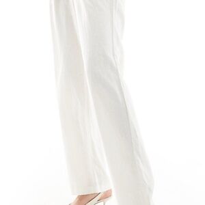 Elegant Linen Mix Women's Pants